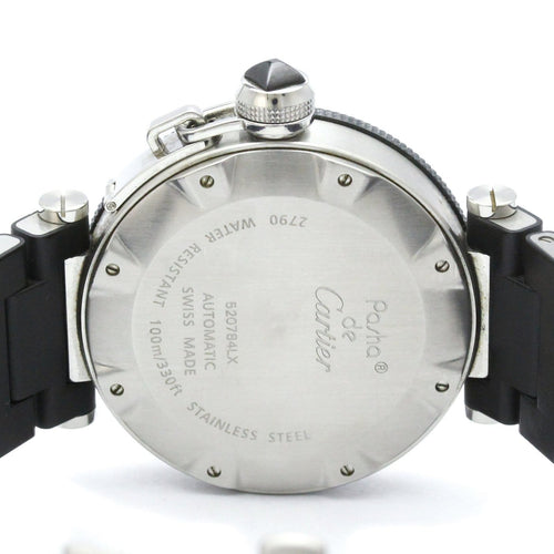 Cartier Pasha Seatimer - Montre automatique en acier et caoutchouc 58 Facettes hgt8qyqlqr