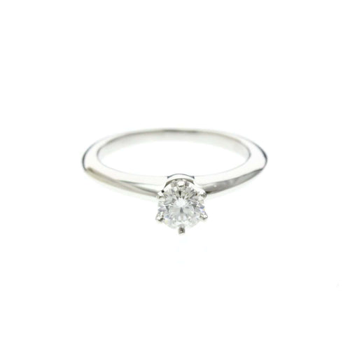 44 Tiffany & Co. Tiffany Setting - Bague solitaire en platine et diamant 58 Facettes uwivqju44p