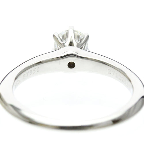 44 Tiffany & Co. Tiffany Setting - Bague solitaire en platine et diamant 58 Facettes uwivqju44p