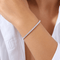 Bracelet Bracelet rivière en or blanc 18K et diamants 58 Facettes BR02