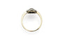 58.5 Bague ancienne en or jaune, argent, saphirs synthétiques et diamants 58 Facettes 13530
