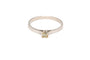 53 Bague contemporaine en or blanc et diamant 58 Facettes 19411