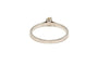 53 Bague contemporaine en or blanc et diamant 58 Facettes 19411