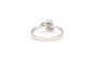 53 Bague Années 50 en or blanc 18 carats et diamant 58 Facettes 22910