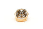 52 Art Déco - Bague en or jaune et blanc 18 carats et diamants 58 Facettes 17664