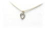 Pendentif Pendentif contemporain en or blanc et diamants 58 Facettes 23045