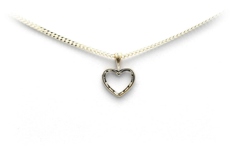 Pendentif Pendentif contemporain en or blanc et diamants 58 Facettes 23045