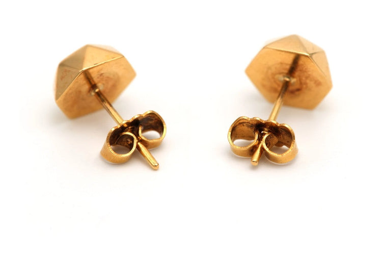 Boucles d'oreilles Art déco en or jaune 18 carats 58 Facettes 23052