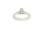 Bague 56 Solitaire années 70 - Bague en or blanc et diamant 58 Facettes 22907