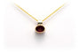 Pendentif Pendentif contemporain en or jaune et blanc 18 carats, tourmaline et diamants 58 Facettes 18568