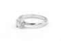 Bague 52 Solitaire contemporain - Bague en or blanc et diamant 58 Facettes 23064