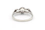 Bague 51 Bague Art déco en or blanc et diamant 58 Facettes 22911