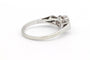Bague 51 Bague Art déco en or blanc et diamant 58 Facettes 22911