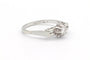 Bague 51 Bague Art déco en or blanc et diamant 58 Facettes 22911