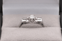 Bague 51 Bague Art déco en or blanc et diamant 58 Facettes 22911
