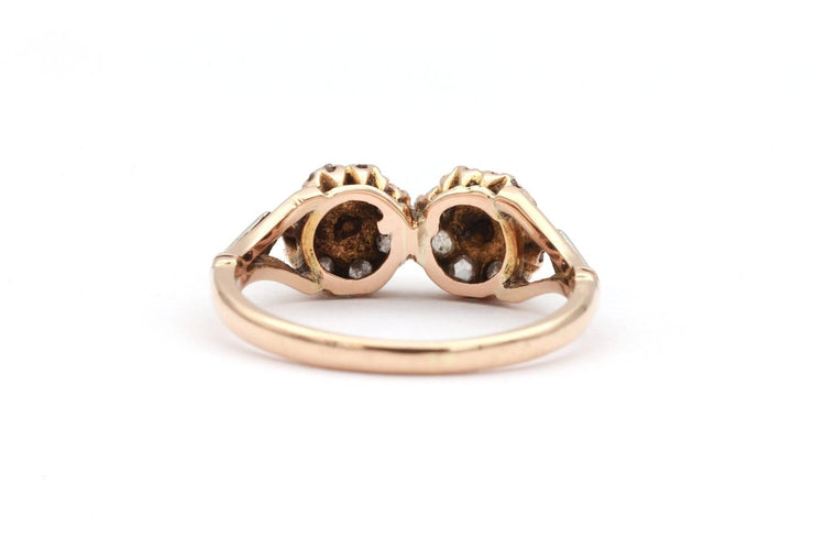 Bague 51 Art Déco - Bague en or jaune et blanc, perles fines et diamants 58 Facettes 18911