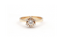 Bague 54 Bague contemporaine en or jaune 18 carats et diamants 0,48 ct 58 Facettes 23065