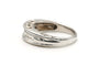 Bague 53 Bague contemporaine en or blanc 18 carats et diamants baguette 58 Facettes 19457