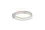 54 Bague contemporaine en or blanc et diamants 58 Facettes 23060