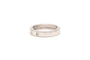 Bague 55 Bague contemporaine en or blanc 18 carats, diamants taille brillant (0,25 ct) 58 Facettes 19366