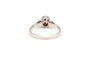 Bague 53 Bague années 50 en or blanc et diamant jaune 58 Facettes 20197