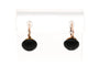 Boucles d'oreilles Napoléon III - Boucles d'oreilles en or rose 18 carats et jais 58 Facettes B307