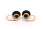 Boucles d'oreilles Napoléon III - Boucles d'oreilles en or rose 18 carats et jais 58 Facettes B307