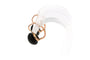 Boucles d'oreilles Napoléon III - Boucles d'oreilles en or rose 18 carats et jais 58 Facettes B307