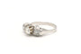 Bague 53 Art déco - Bague en or blanc et diamants 58 Facettes 20454