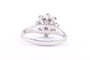 Bague 54 Années 70 - Bague en or blanc et diamants 58 Facettes B403