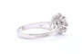 Bague 54 Années 70 - Bague en or blanc et diamants 58 Facettes B403