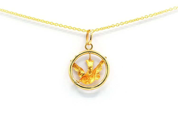 Pendentif Napoléon III - Pendentif en or jaune et perle 58 Facettes B431