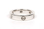 Bague 49 Bague contemporaine en or blanc 18 carats, diamants taille brillant (environ 0,12 ct) 58 Facettes B415