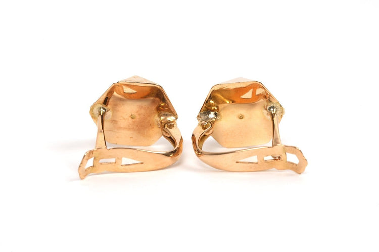 Boucles d'oreilles Boucles d'oreilles Art déco en or jaune 18 carats 58 Facettes 21800
