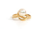 Bague 51 Années 70 - Bague en or jaune et perle 58 Facettes 21857