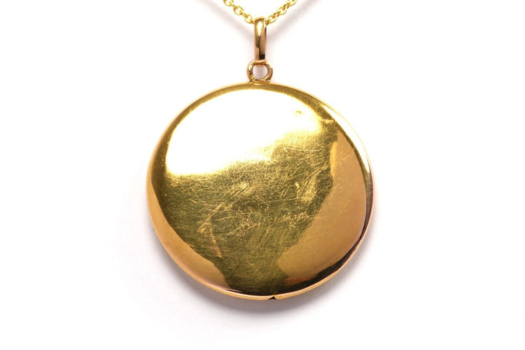 Pendentif Pendentif Art nouveau en or jaune 18 carats, perles et rubis 58 Facettes B473
