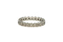 Bague 53 Bague Art déco en or blanc 18 carats, diamants taille brillant, 0,154 ct 58 Facettes B504