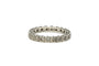 Bague 53 Bague Art déco en or blanc 18 carats, diamants taille brillant, 0,154 ct 58 Facettes B504