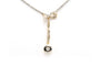 Collier Art Nouveau - Collier en or blanc 18 carats, argent et diamants 58 Facettes 20045