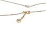 Collier Art Nouveau - Collier en or blanc 18 carats, argent et diamants 58 Facettes 20045
