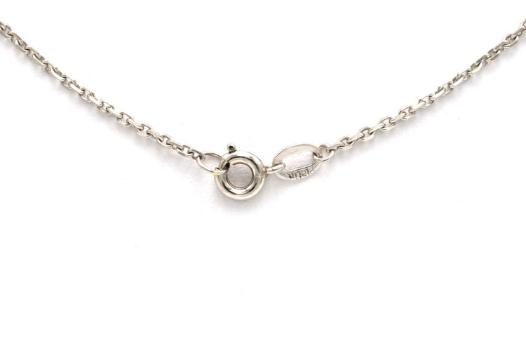 Collier Art Nouveau - Collier en or blanc 18 carats, argent et diamants 58 Facettes 20045