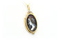 Pendentif Art déco - Pendentif en or jaune, émail de Limoges et diamants 58 Facettes B535
