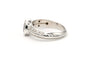 Bague 56 Bague contemporaine en or blanc 18 carats, rubis et diamants 58 Facettes 22260