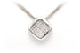 Collier Collier contemporain en or blanc 18 carats et diamants 58 Facettes 22336