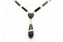 Collier Napoléon III - Collier en or jaune, onyx et agates 58 Facettes B606