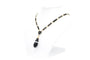 Collier Napoléon III - Collier en or jaune, onyx et agates 58 Facettes B606