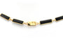 Collier Napoléon III - Collier en or jaune, onyx et agates 58 Facettes B606