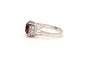 Bague 53 Bague 1970 en or blanc, citrine et diamants 58 Facettes B623