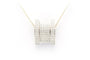 Pendentif Pendentif contemporain en or blanc 18 carats et diamants 58 Facettes 22454