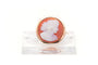 Broche Napoléon III - Broche en or jaune 18 carats et camée agate 58 Facettes B681